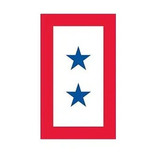 2 Blue Star Honor Flag