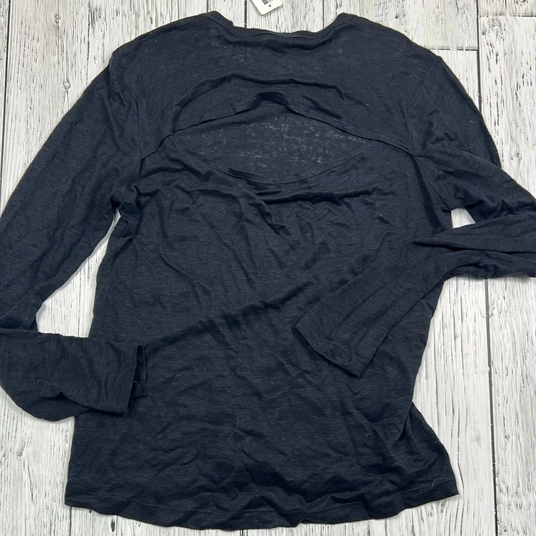 A.L.C black long sleeve shirt - Hers M