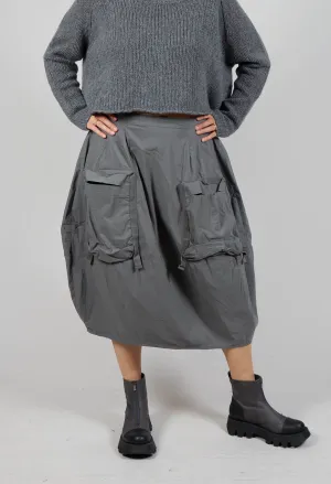 Balloon Utility Skirt in Rock