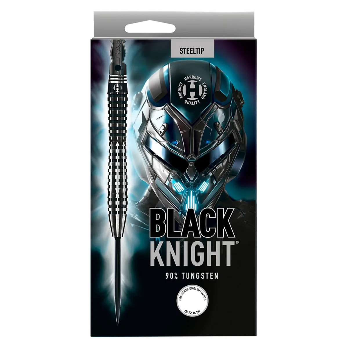 Black Knight 90% Tungsten Steel Tip Darts by Harrows