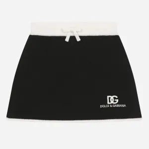 Black Logo Skirt