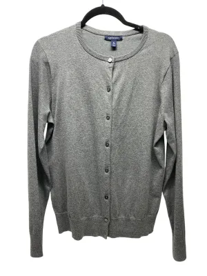 Cardigan By Lands End In Grey, Size: M