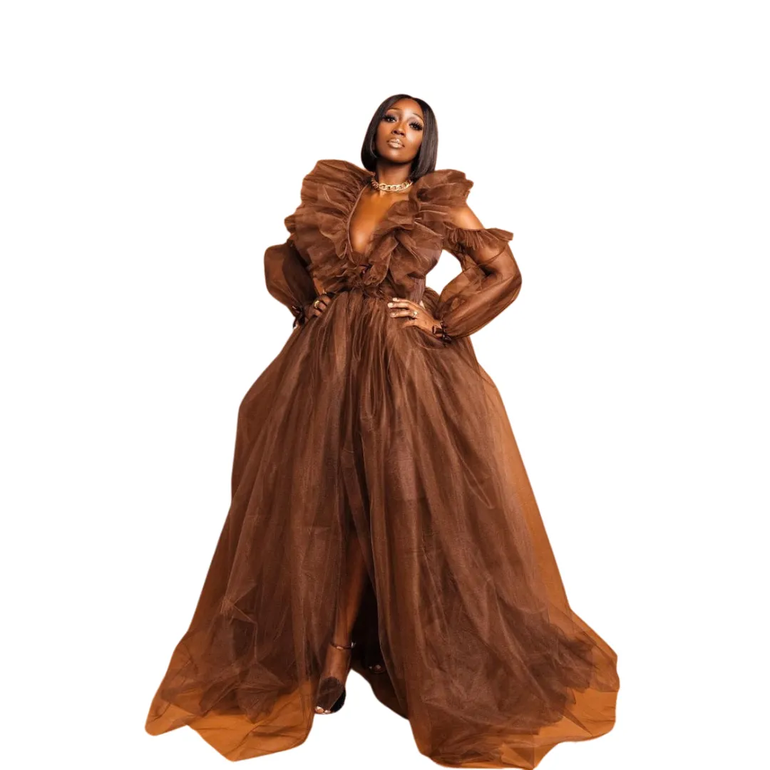 Chocolate Glam Gown