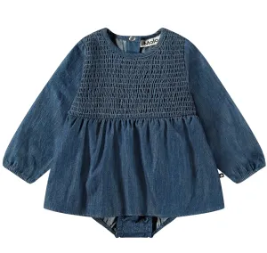 Francesca Bodysuit Mid Blue Wash 24m