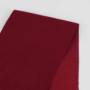 Heavyweight Stretch Cotton - Maroon (remnant)