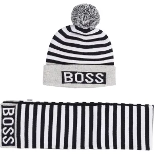 Hugo Boss Baby Hat & Scarf Set 192 J98261