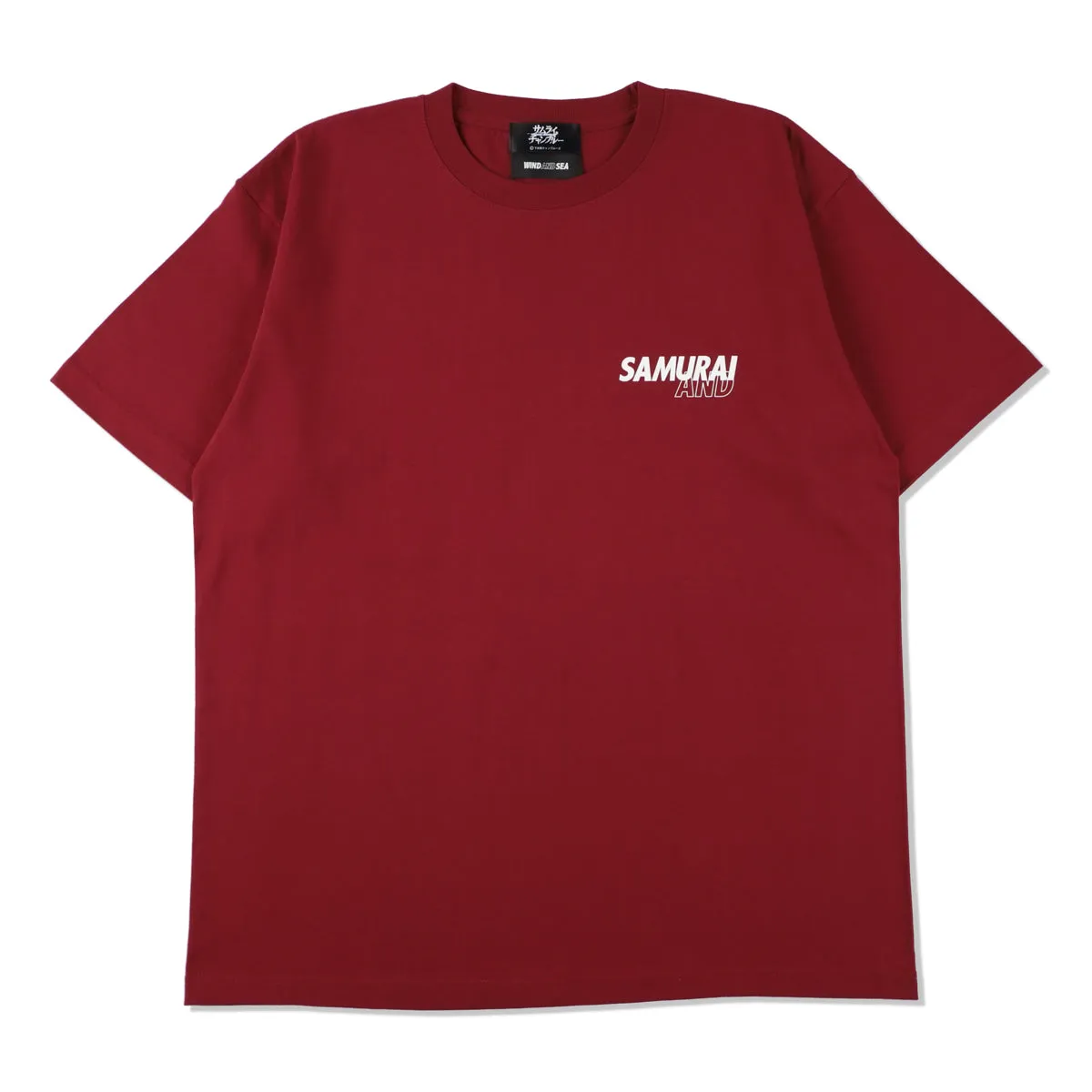 SAMURAI CHAMPLOO x WDS SAMURAI (S_E_A) S/S TEE / BURGUNDY