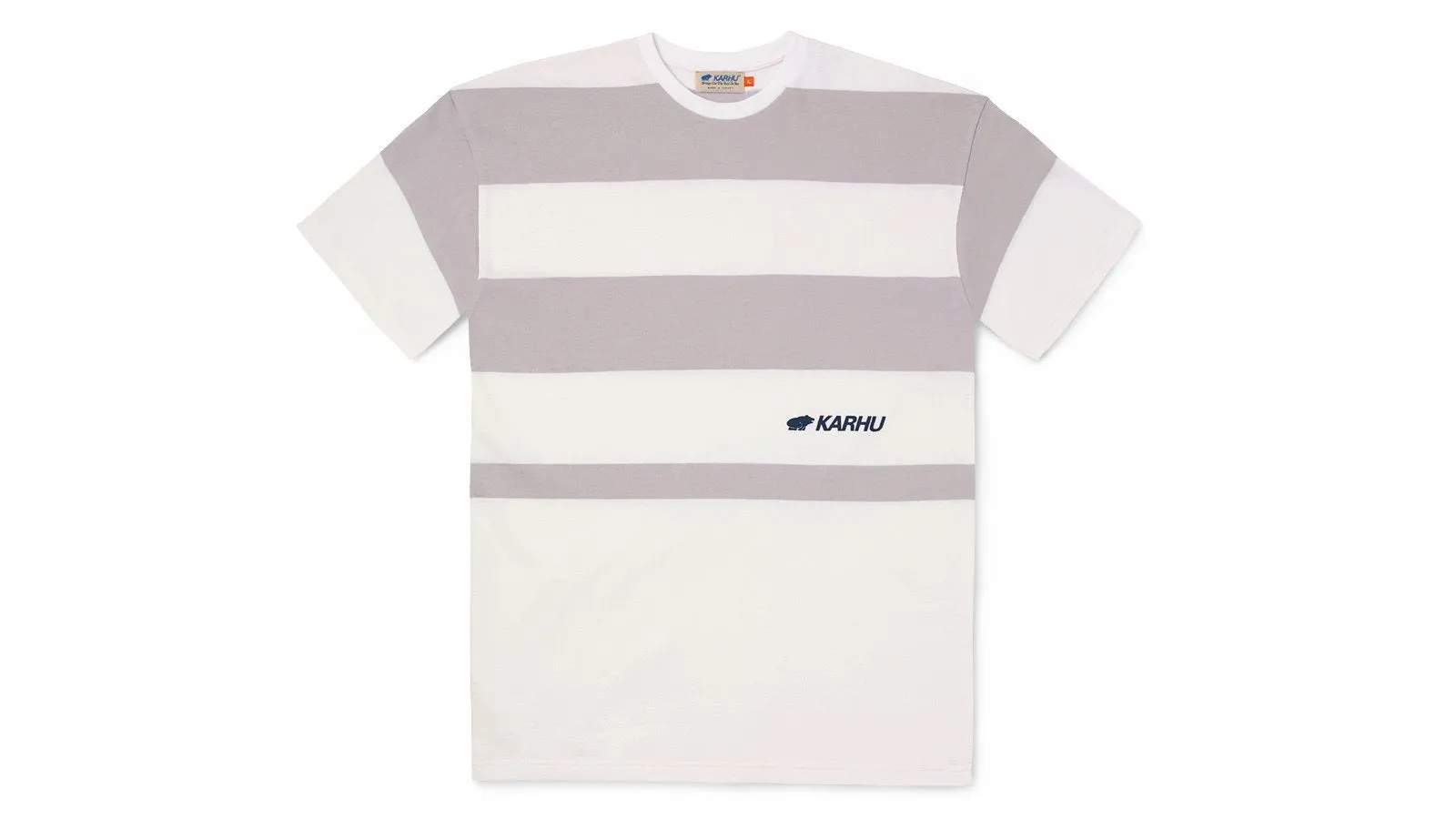 UNISTRIPED  SHORT SLEEVE SWEATSHIRT - BRIGHT WHT/RAINDROPS